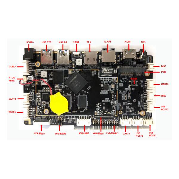 Quad Core RK3568 Embedded System Board Android Decoding Driver Integrated Board