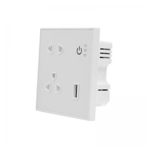 480X320 IPS Smart Plug Socket Wifi Alexa Electrical Outlet Universal