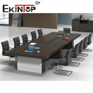 Modern Custom Wood Conference Tables And Chair Set For Meeting Room