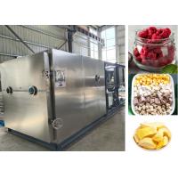 China Large Food Milk Vacuum  Freeze Dry Fruit Machine with 100kg/batch on sale