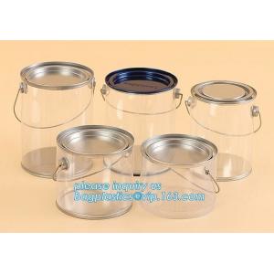 aluminum tin aluminum container jar with clear window top aluminum cans with screw lid for cosmetic/food bagplastics pac