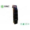 Custom Logo Adjustable Cardboard B Flute Paper Retail Display Stands For