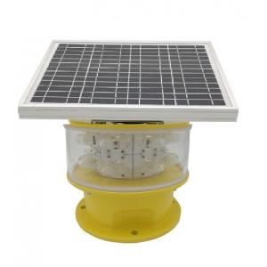 Medium Intensity Solar Powered Aviation Lights High Chimney Bulding Safety