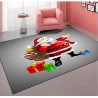 Father Christmas Crystal Velvet Sofa Bedroom And Living Room Floor Carpets 140*200cm