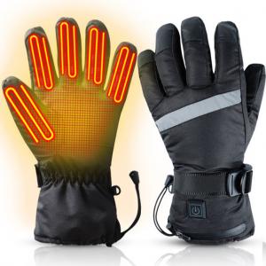 China Downhill Electric Heated Skiing Gloves Waterproof 29x13cm 0.8kg supplier