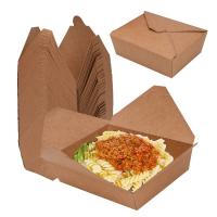 China Restaurants' Top Choice Custom Printed Takeout Box for Italian Spaghetti Pasta Salad on sale