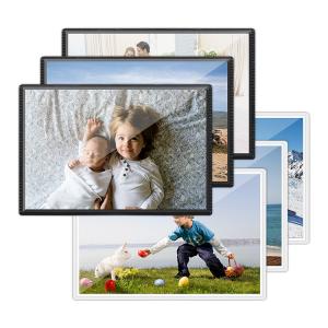 China Acrylic Magnetic Picture Frames Black Modern/Vintage Magnetic Picture Frame Easy To Install supplier