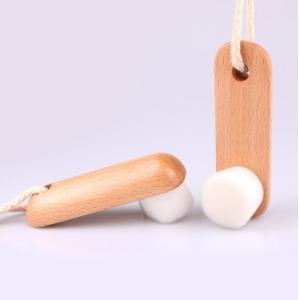 China Mini Wooden Soft Face Cleansing Brush 4 X 5 X 11 Cm Long Life Span supplier