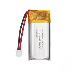 Custom 3.7V 180mAh LiPo Battery 1C Rechargeable Li Poly Battery