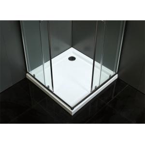 Reversible Frameless Bathroom Shower Room Silver Color Easy Installation