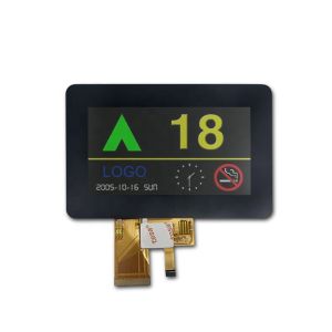 China Visualização ótica de tela táctil capacitiva de TFT LCD, motorista da polegada ST7282 do CTP Lcd Tft 4,3 wholesale