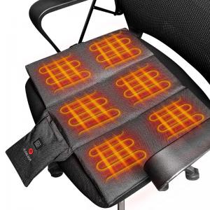 USB Rechargeable Waterproof Heated Seat Cushion 5V Portable Car Heated Seat Pads with 3 Temperature Settings