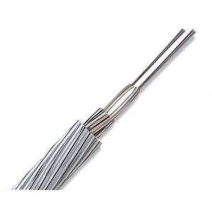 China Aluminum clading stainless steel Optical Composite Overhead Ground Wire Cable  72core OPGW supplier