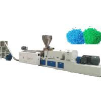 China Twin Screw 550kg/H 10mm Granulating PVC Pelletizing Line Machine on sale