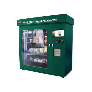 High Capacity Network Vending Machine , Banknote Acceptor and Credit Card Reader