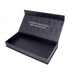 China 4 Colors Printing 2mm Rigid Cardboard Magnetic Box For Hair Extensions supplier