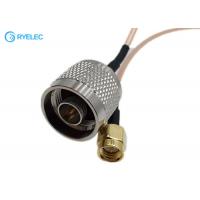 China Low Loss RG316 Straight N Male to SMA Male RF Pigtail Cable For Wireless Communication Antenna on sale