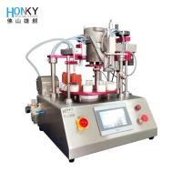 China 60ml Bio Chemical Reanget Pack Automatic Capping Machine With 7 Inch Touch Screen on sale