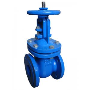 China Solid Water Cast Steel Gate Valve Commercial Flanged Connection Type supplier