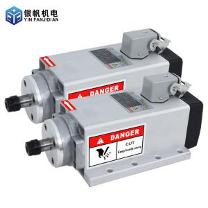 China 80*73 Square Spindle Motor for CNC Router Inverter Drive Fan Cooling 1.5KW GDZ80*73-1.5 supplier