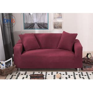 Diseño flojo de Sofa Covers Dark Red Protector dos Seater del Recliner del Slipcover