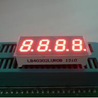 China Ultra Red 0.304 Digit   7 Segment Led Display  For Temperature / Humidity Indicator Common Cathode on sale