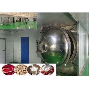 China 200 Kg/Batch Food Vacuum Freeze Dryer With Refcom Refrigerate Unit supplier