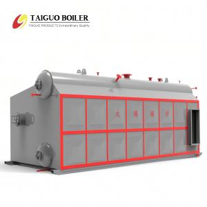 China Industrial Oil Gas Steam Boilers Double Cylinders D Type Package Boiler supplier