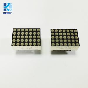 China Red Color P2.54 Round Dot 5x7 Matrix LED Display supplier