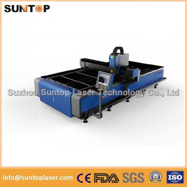 Stainless steel and mild steel CNC fiber laser cutting machine with laser power