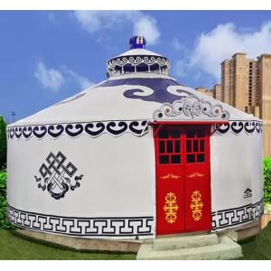 Experience the Charm of Mongolian Culture Yurt Bamboo Structure Geodesic Dome Tent