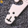 China крюки дисплея пояса 45mmx80mm белые пластиковые PP с черным печатанием wholesale