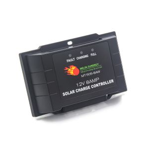 China 8A Smart 5 étape PWM régulateur de panneau solaire régulateur de charge 12V 24V Voltage du système automatique supplier