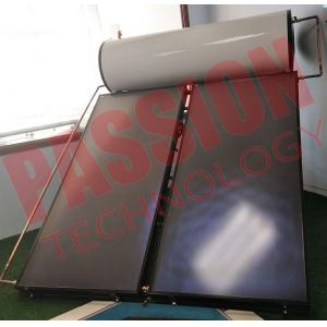Integrated Pressurized Flat Plate Collector Solar Water Heater Copper Aluminum Material