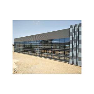 Warehouse Building Glass Aluminum Frame Curtain Wall T8 PVDF Surface