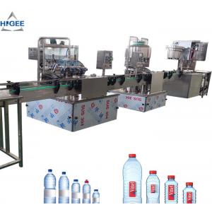 China Small Mineral Water Filling Machine 1000-2000 Pcs /Hour For PET , Glass Bottle supplier