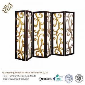 China Ss Decorative Perforated Freestanding Room Divider For Hotel Lobby supplier