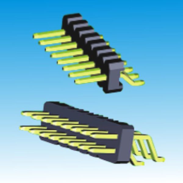 China precisión de ángulo recto de SMT de la fila dual del conector del jefe del PWB del Pin de 1.27m m alta supplier