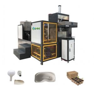 China Tableware Bagasse Pulp Molding Machine Compact Biodegradable Plates Machine supplier