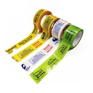 China Adhesive Jumbo Roll Custom Logo Printed Bopp Packing Tape With Logo supplier