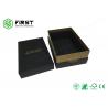 Full Matte Black Printed High End Recycled 2-Piece Rigid Cardboard Gift Boxes