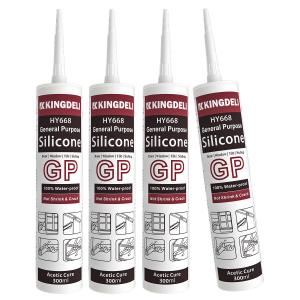 Acetic Silicon GP White Grey Black Adhesive Sealant For Window