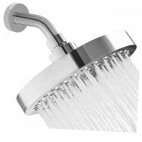 China ABS Nozzle Single Rainfall Shower Head 6in High Pressure Fixed Shower Head on sale