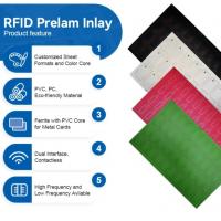 China IC Fudad F08 Chip PVC RFID Smart Card Inlay / Prelam Sheets For RFID Cards Production on sale