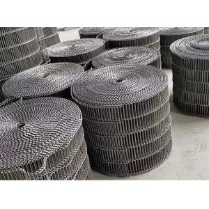 China flat flex stainless steel wire mesh conveyor belt with chocolate enrobe supplier