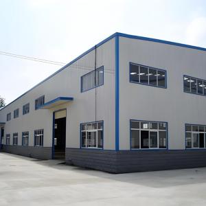 China Fabrique de structures en acier préfabriqué à poutre H avec panneau sandwich supplier