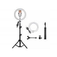 China 160CM 3 colors Extendable Tripod Stand Selfie Ring Light With Cell Phone Holder on sale