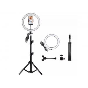China 160CM 3 colors Extendable Tripod Stand Selfie Ring Light With Cell Phone Holder supplier