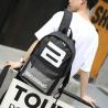 New Fashion Backpack Student School Bag Letter Printed Youth Canvas Computer