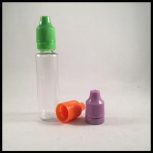 Pharmaceutical Medicine Dropper Bottle , PET Transparent 25ml Plastic Dropper Bottles